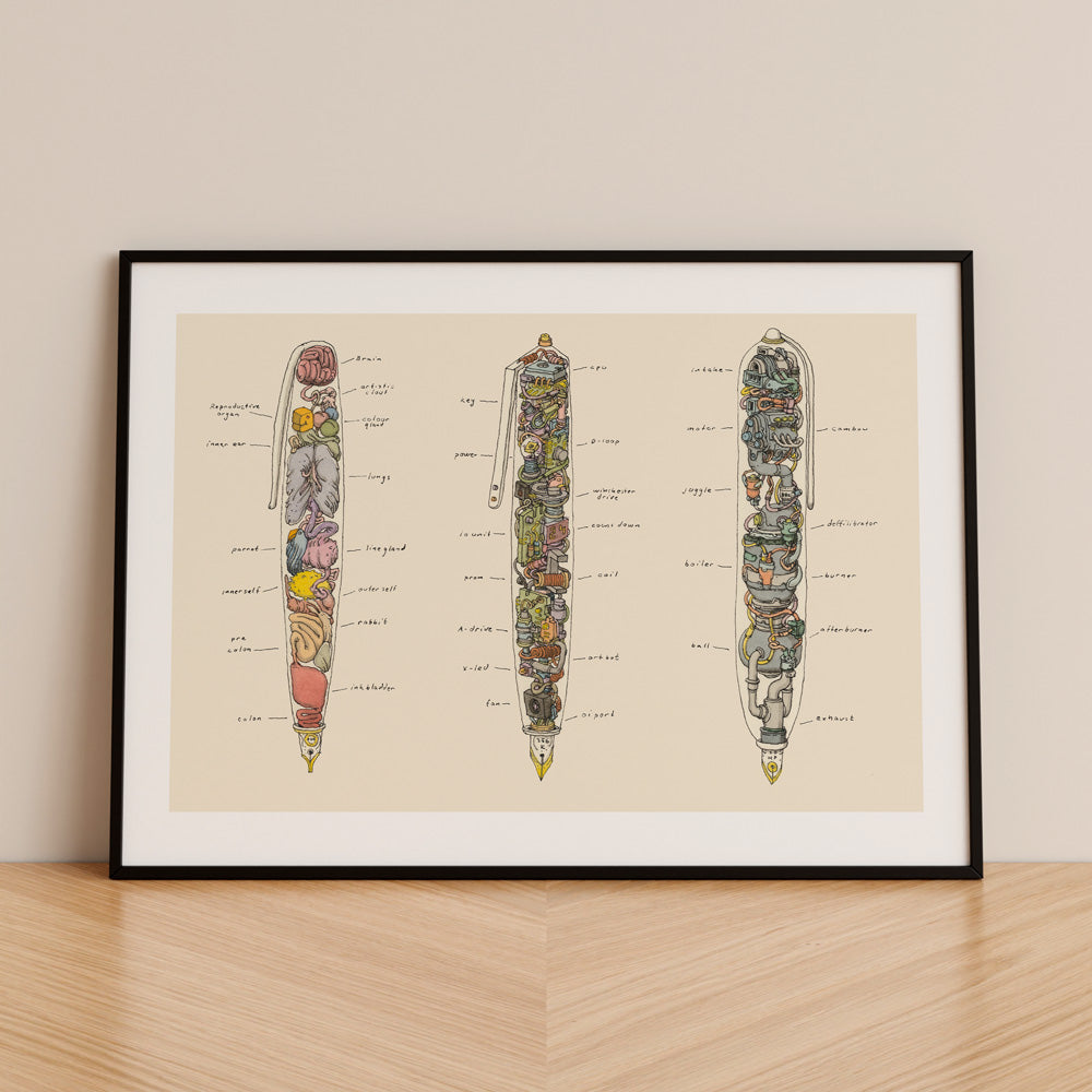 3pennor Impression Giclée A4