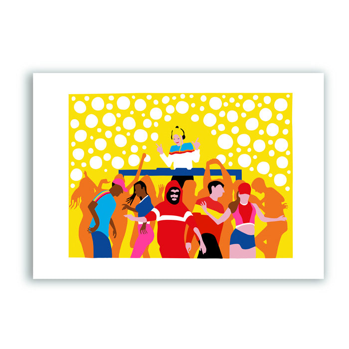 A Bailar Impresión Giclée