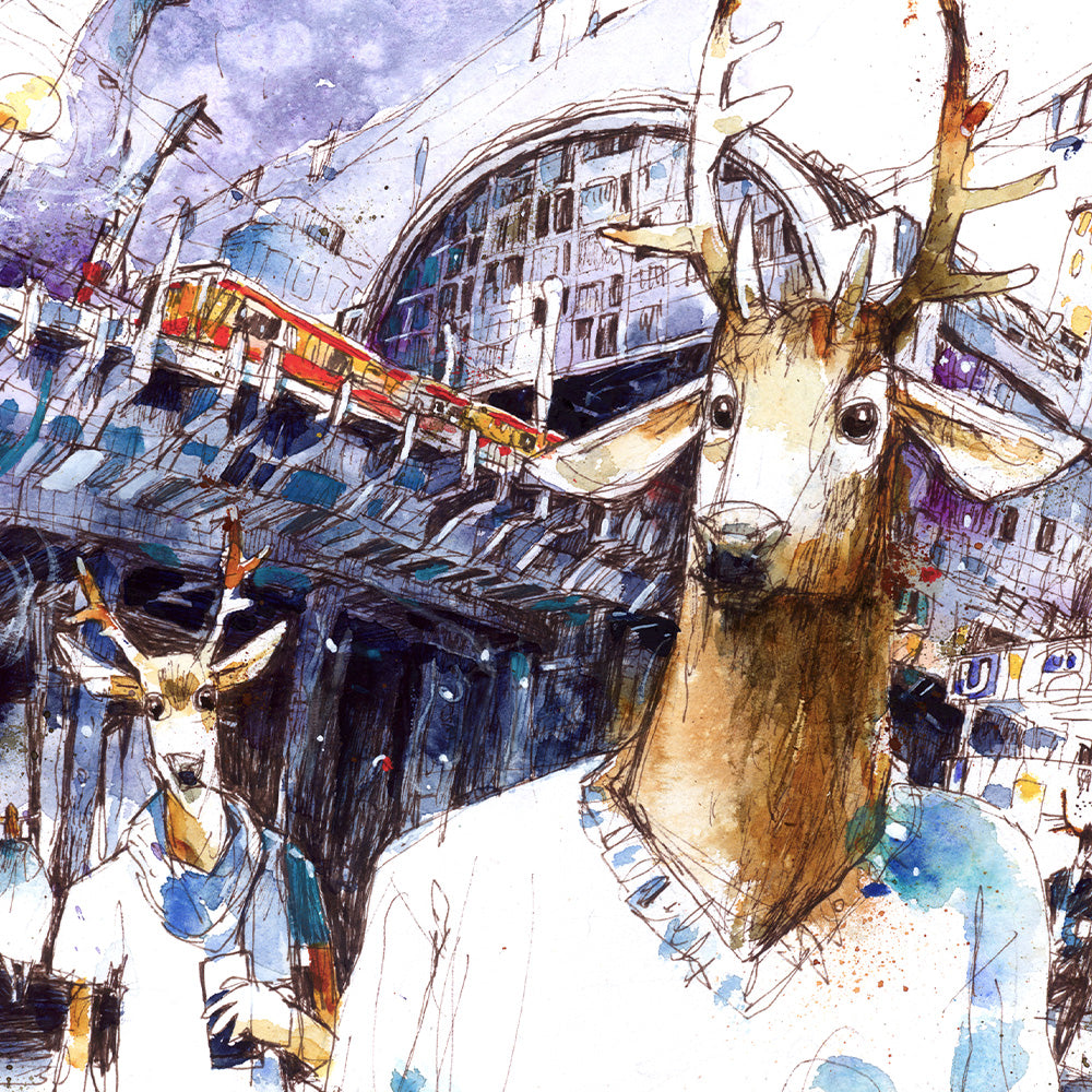 Alexanderplatz Berlin Impression Giclée