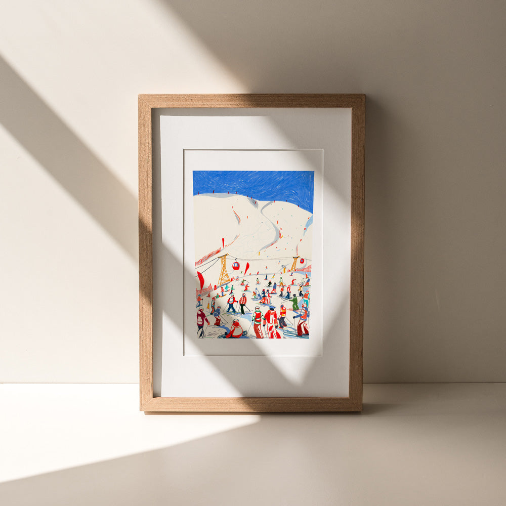 Ski Season in Alto Adige Giclée Print