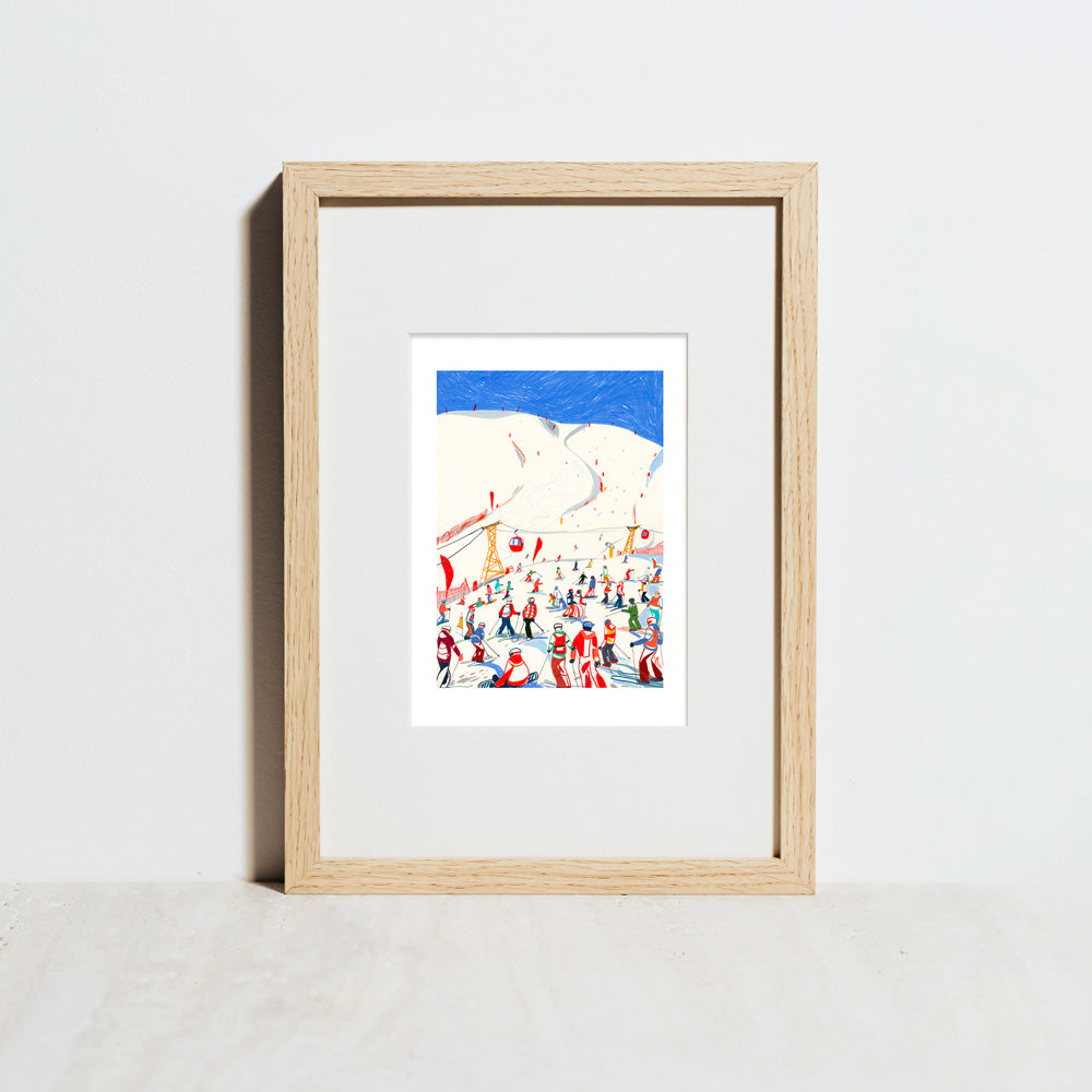 Ski Season in Alto Adige Giclée Print