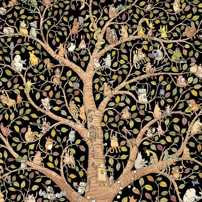 Animal Tree Giclée Print