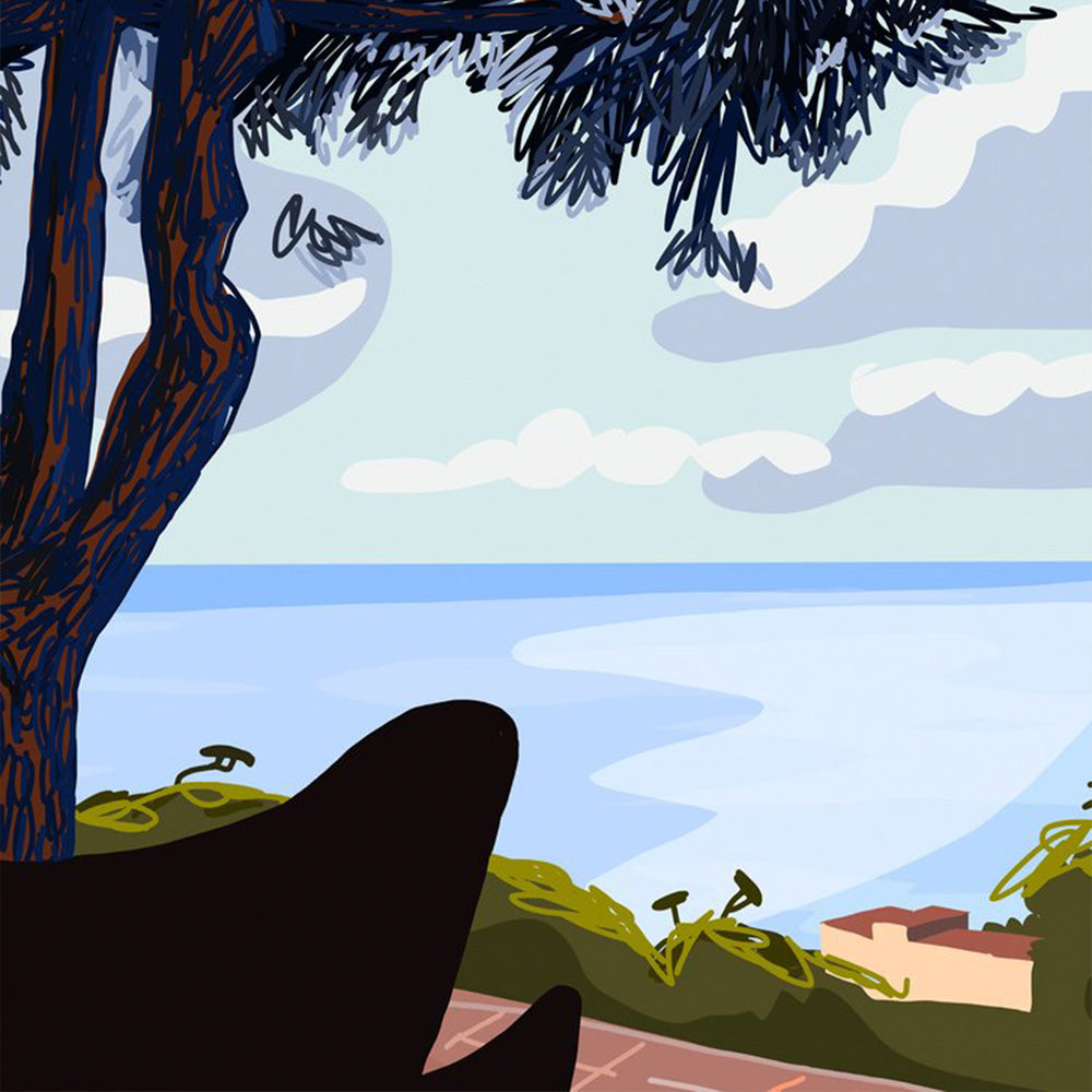 Sunset in the Maresme Fine Art Print 30x40