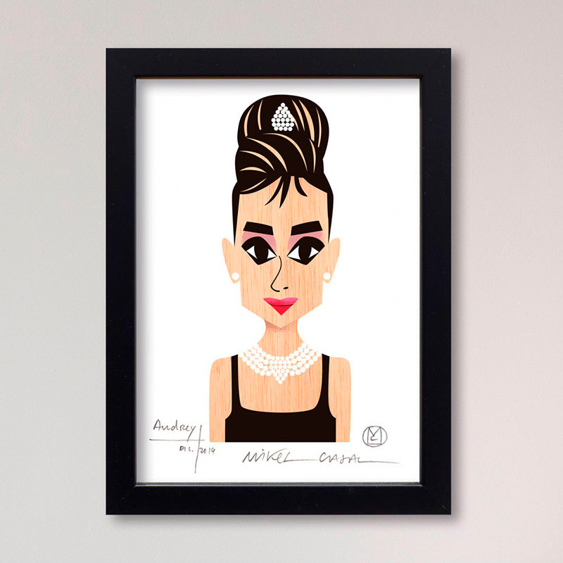 Audrey Impression Giclée A5