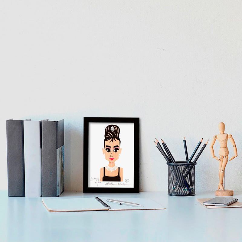 Audrey Impression Giclée A5