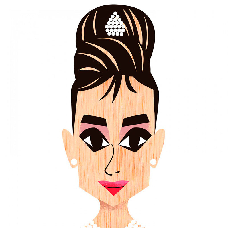 Audrey Impression Giclée A5
