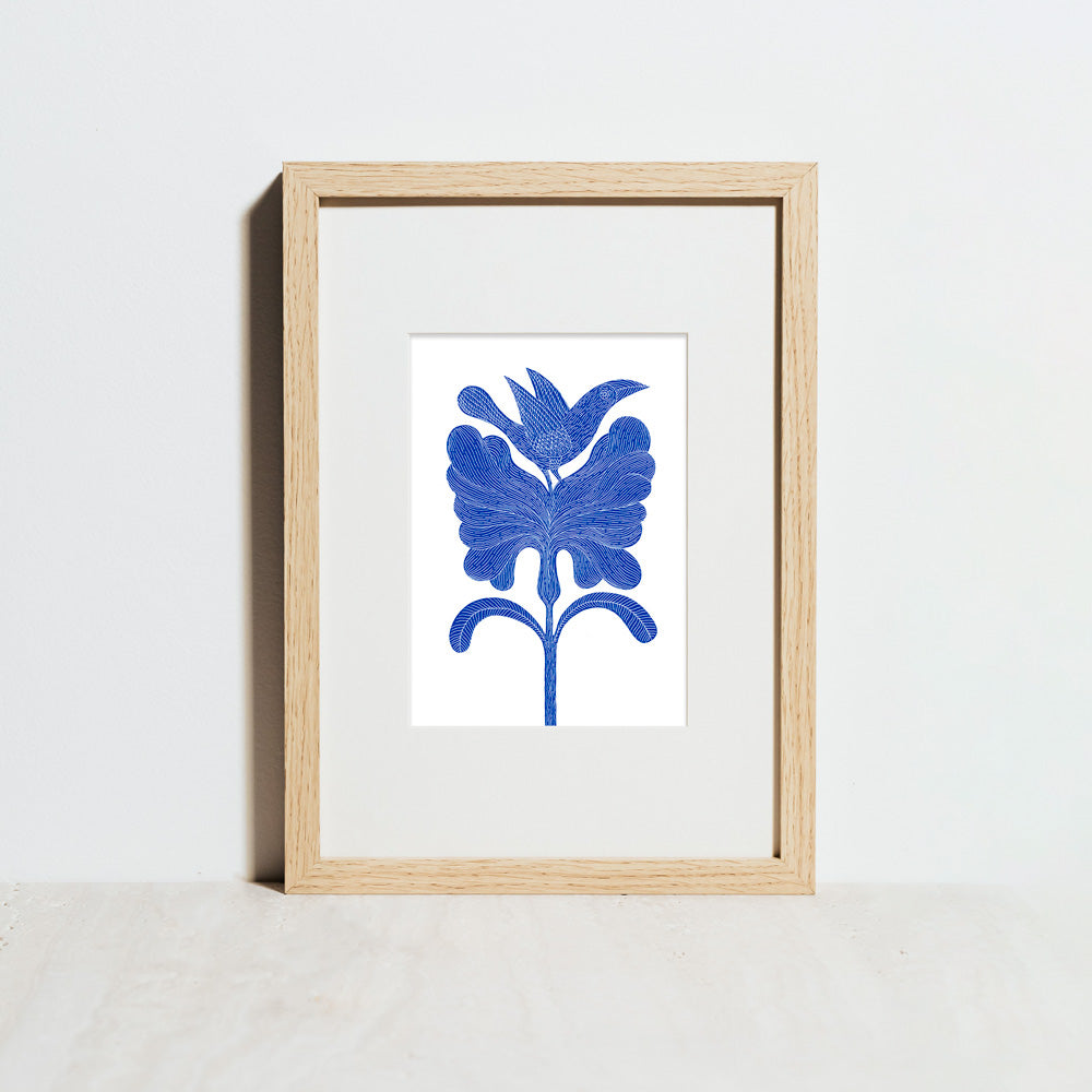 Azul Es Nombre De Pájaro 02 Giclée Print