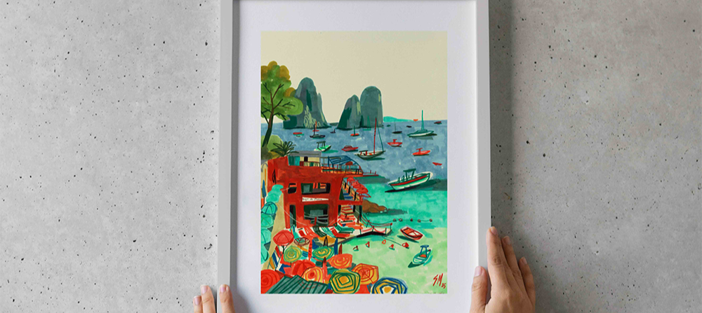Bagni di Maria Impresión Giclée