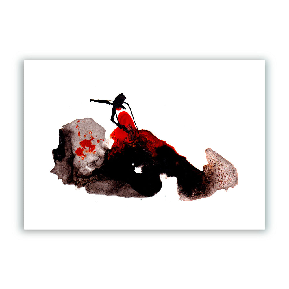 Bailadora con Bata de Cola Impresión Giclée