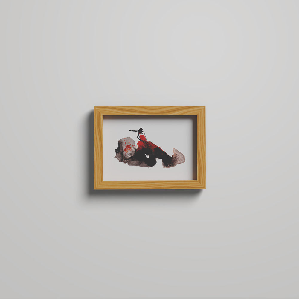 Bailadora con Bata de Cola Impresión Giclée