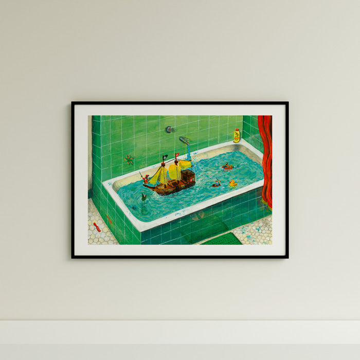 Bañera Peter Pan Impresión Giclée