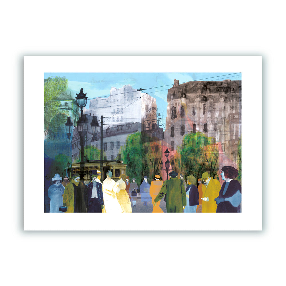 Barcelone Impression Giclée