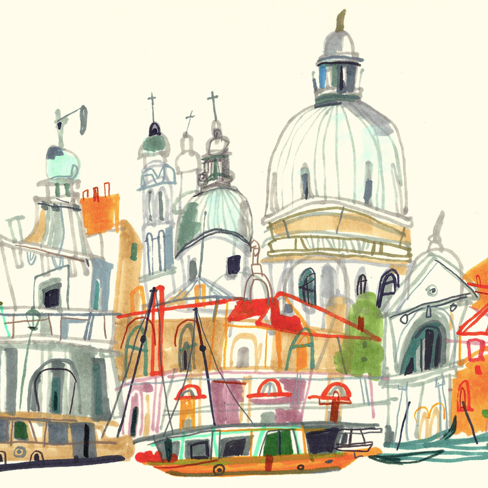 Basilica di Santa Maria della Salute Impression Giclée A4