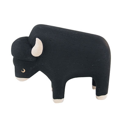 Animal de madera Pole Pole Bisonte