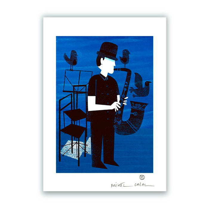 Blues Impression Giclée A4