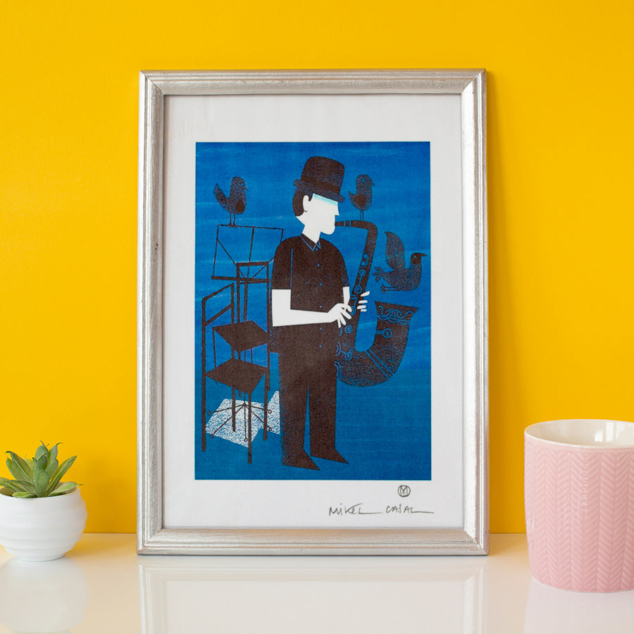 Blues Impression Giclée A4