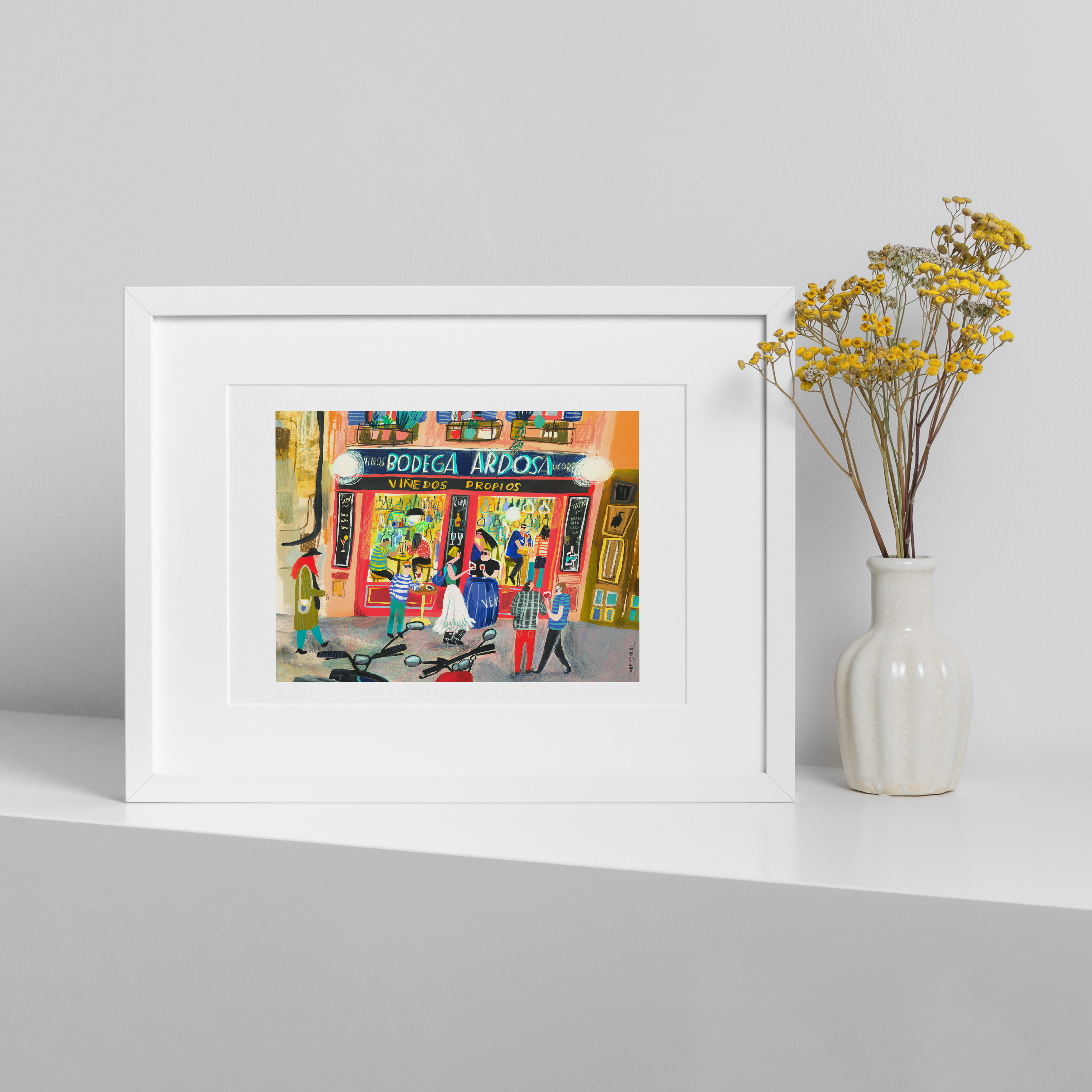 Bodega de la Ardosa Horizontal Impression Giclée
