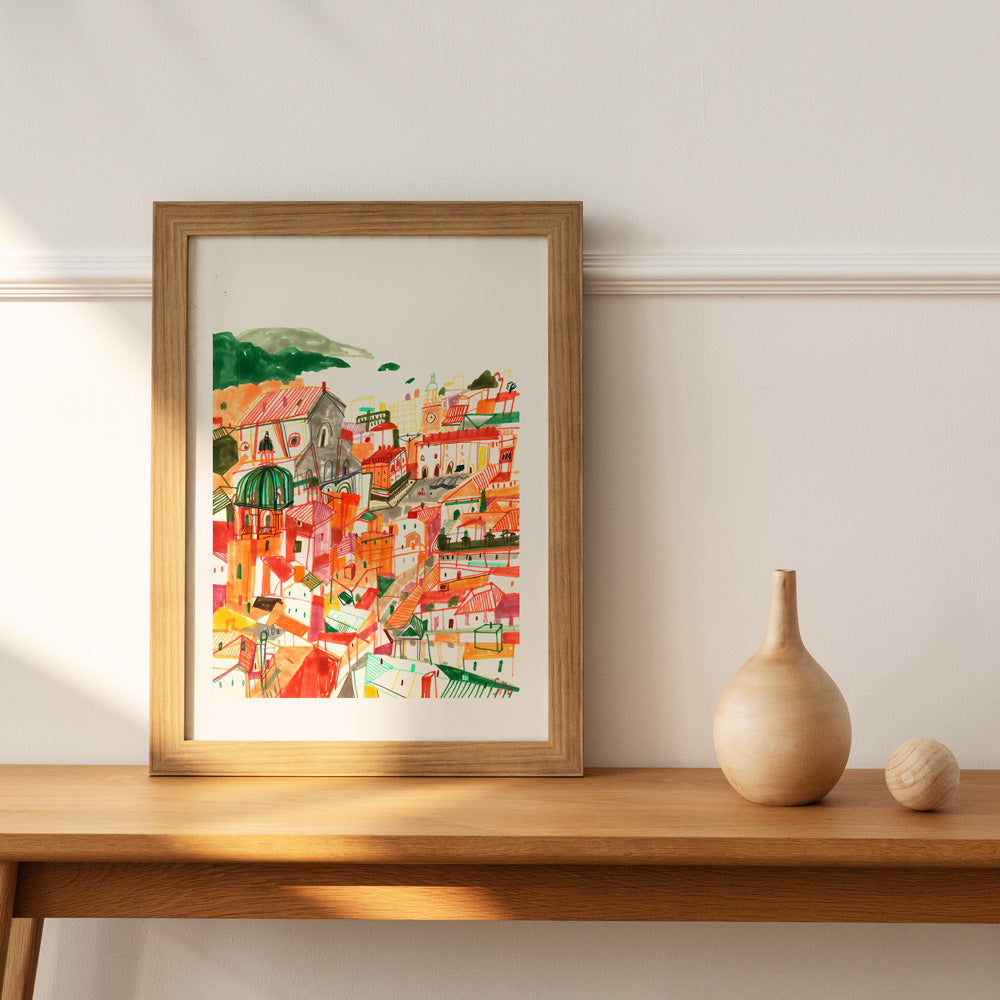 Bologna City Impresión Giclée
