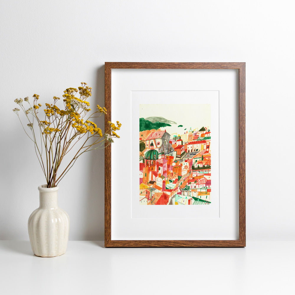 Bologna City Impresión Giclée
