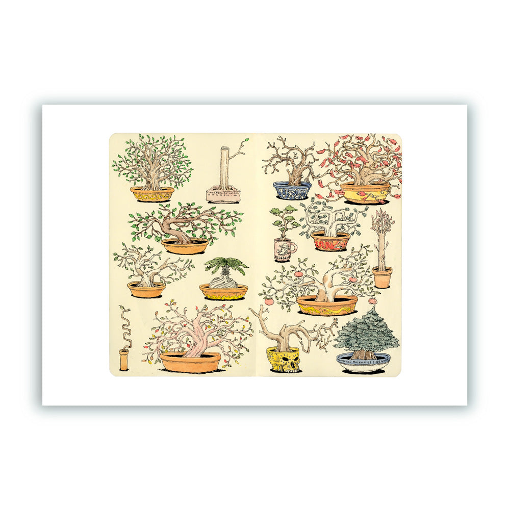 Bonzaï Giclée Print A5