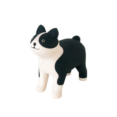 Animal en bois Pole Pole Boston Terrier
