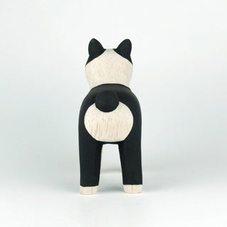 Animal en bois Pole Pole Boston Terrier