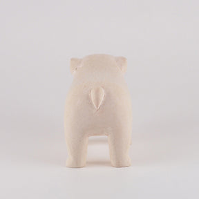 Animal de madera Pole Pole Bulldog