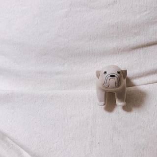 Animal de madera Pole Pole Bulldog