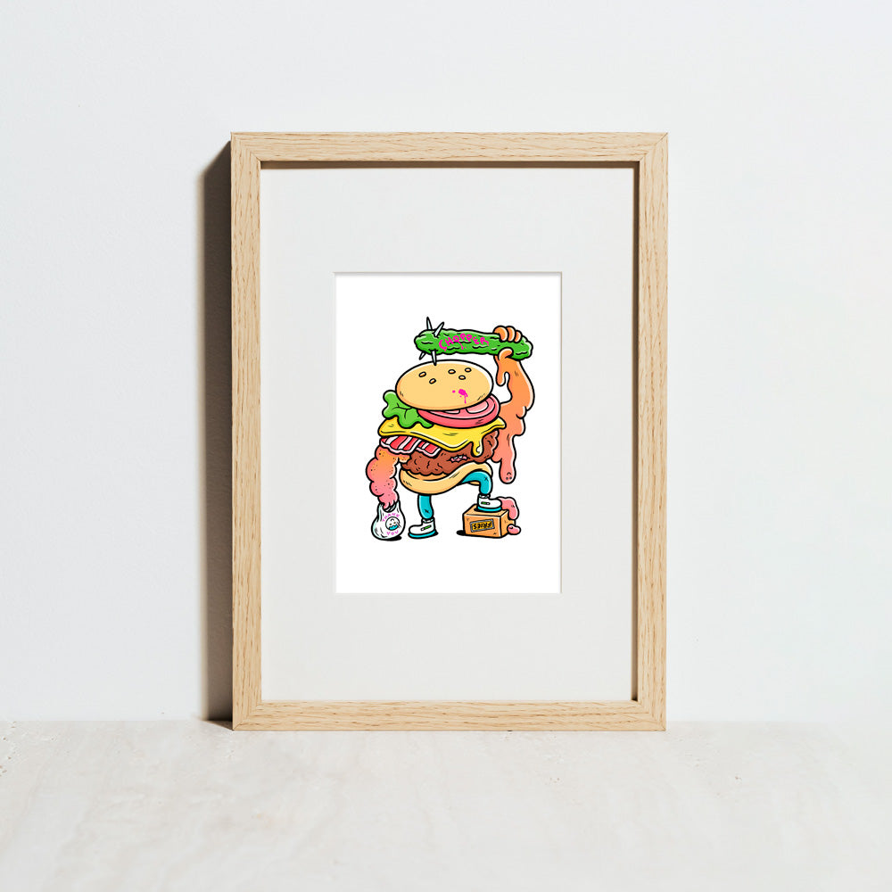 Burger Impresión Giclée