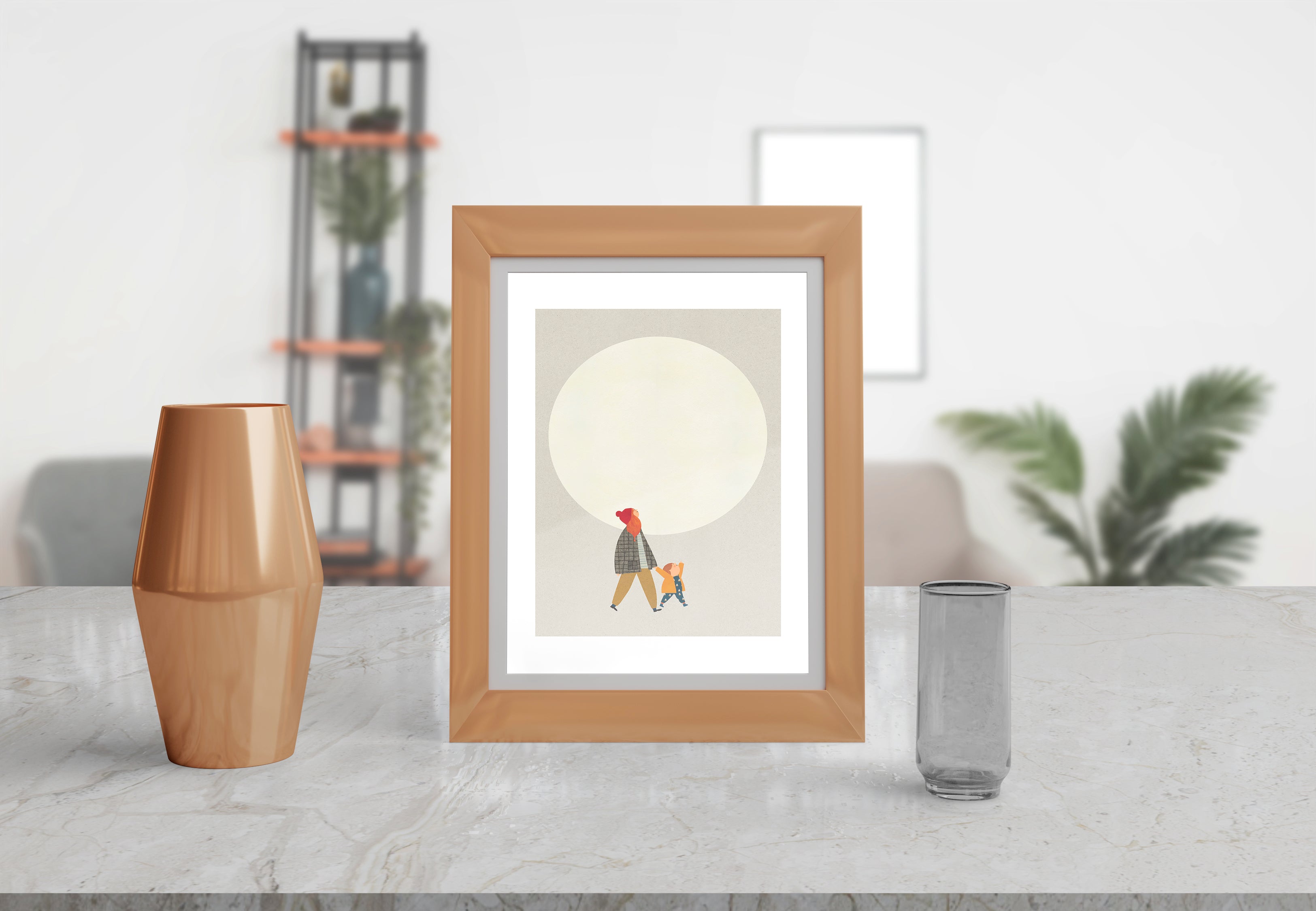 Under the Moon Impresión Giclée