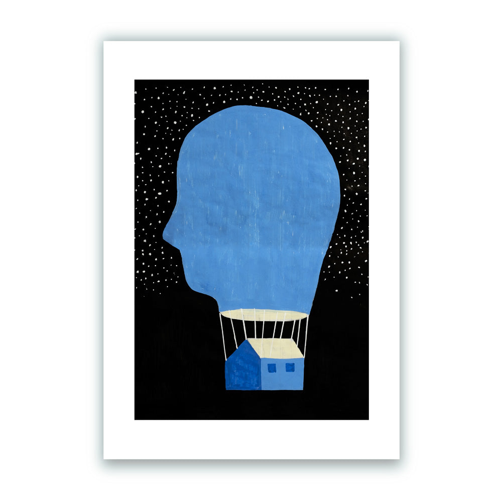 Diario Visual cabeza Gobo Giclée Print