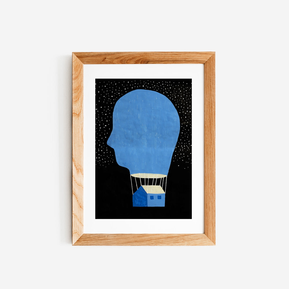 Diario Visual cabeza Gobo Giclée Print