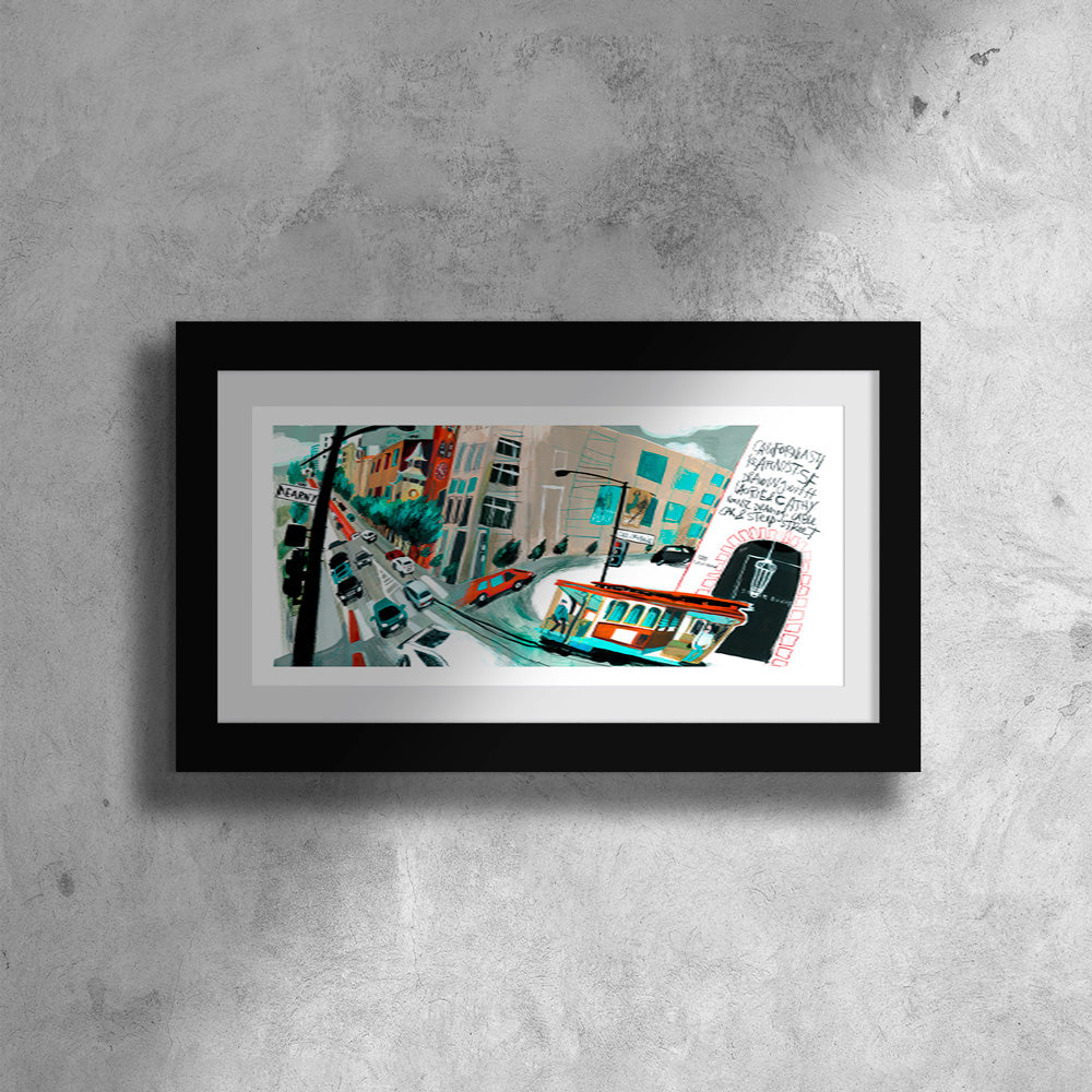 Cable Car San Francisco Impresión Giclée