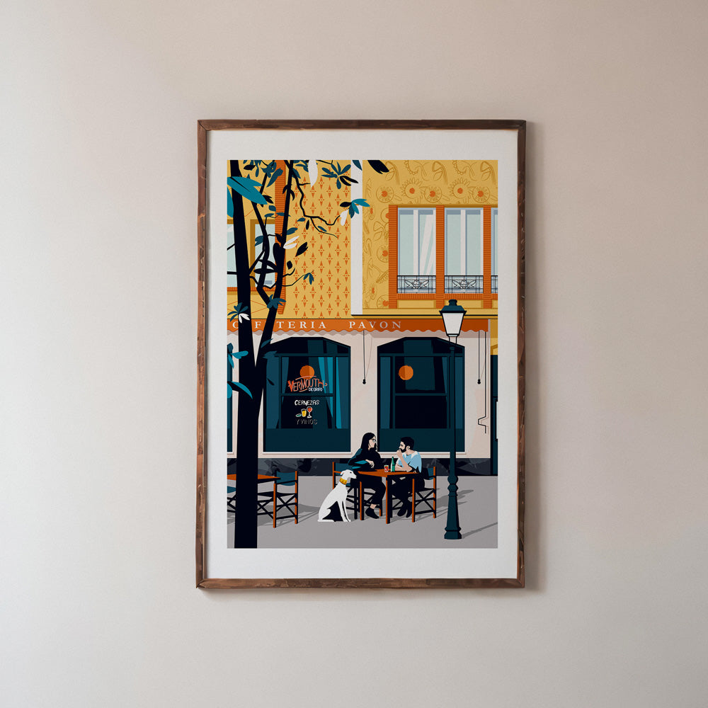 Café Pavón Impression Giclée
