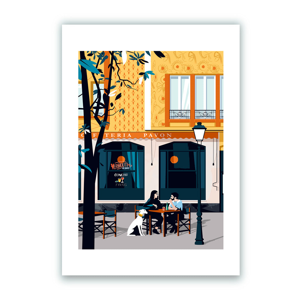 Café Pavón Impression Giclée