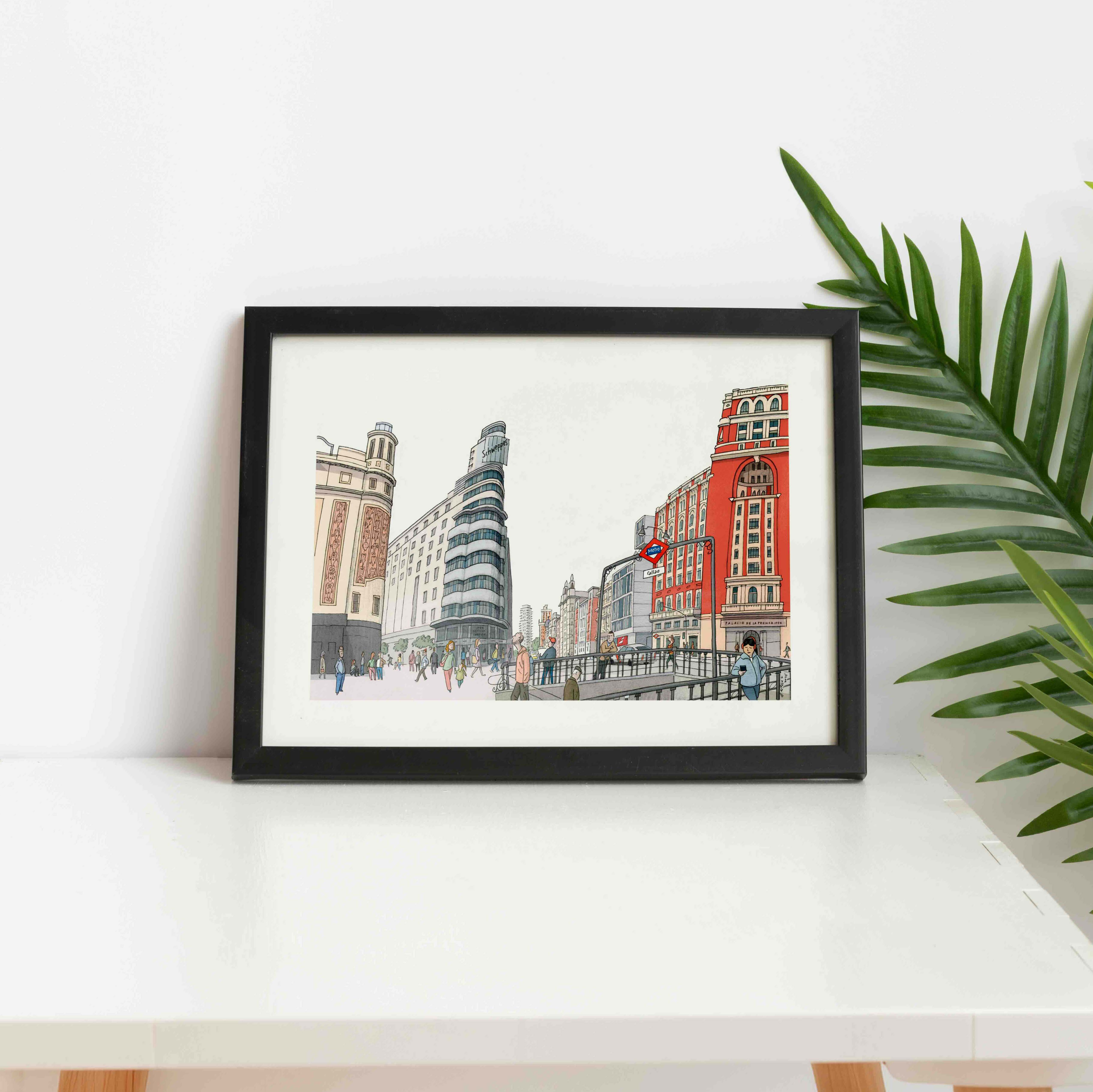 Estación de Metro de Callao (Plaza de Callao) Impresión Giclée