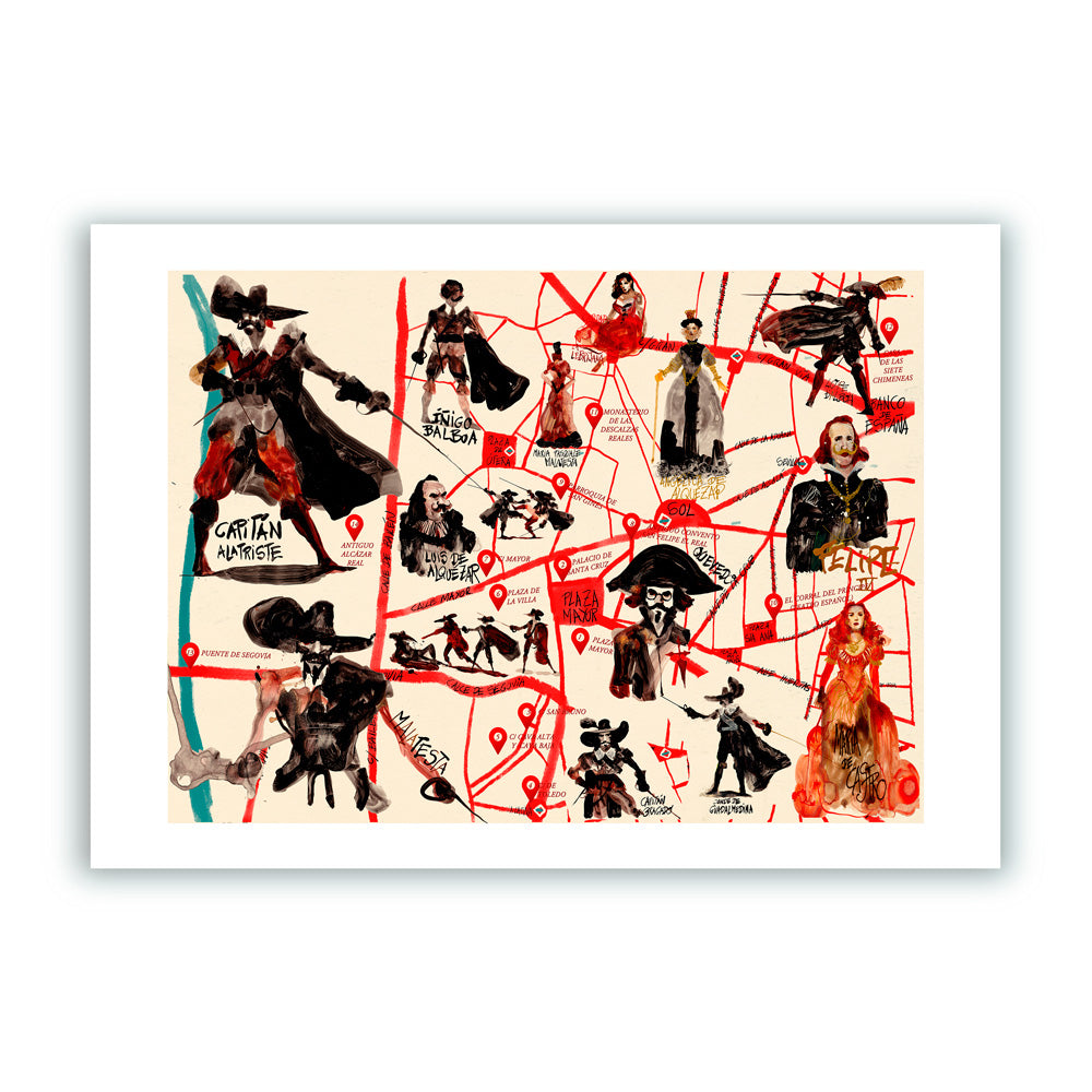 Capitán Alatriste Impresión Giclée