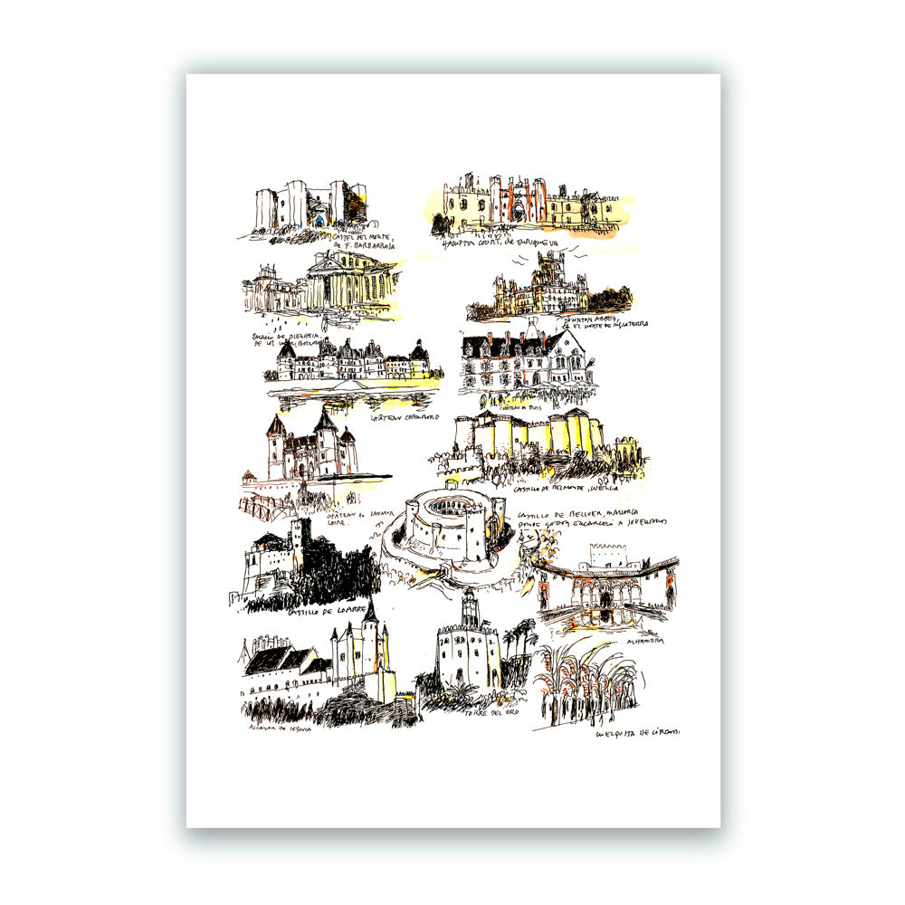 Castillos Impression Giclée