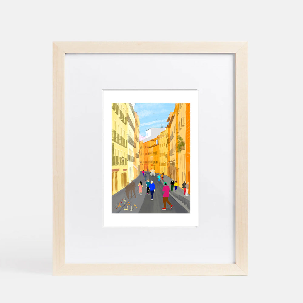 Cava Baja Letras Giclée Print