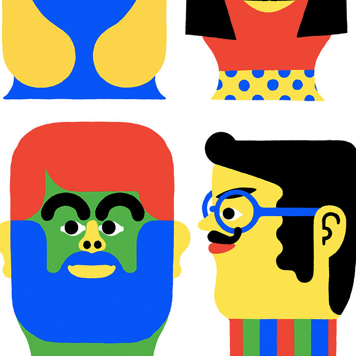 Characters Impression Giclée