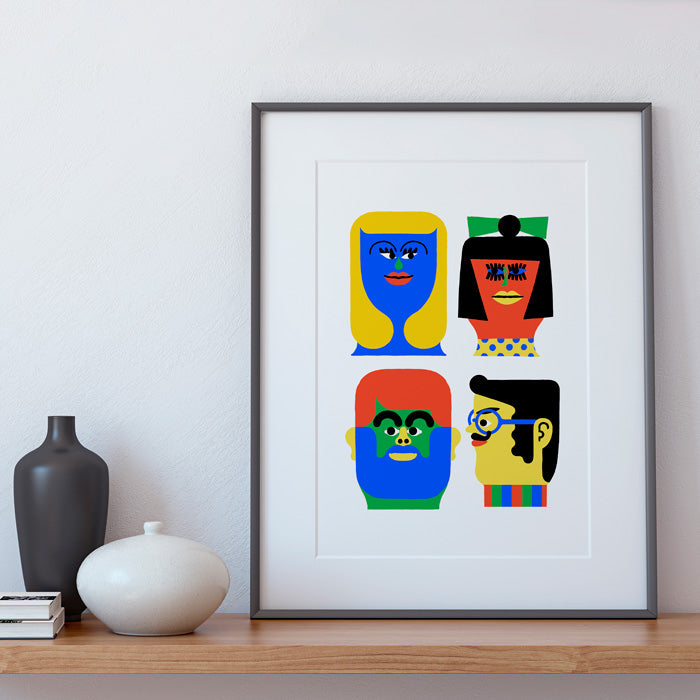 Characters Impression Giclée