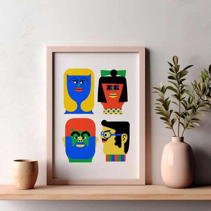 Characters Impression Giclée