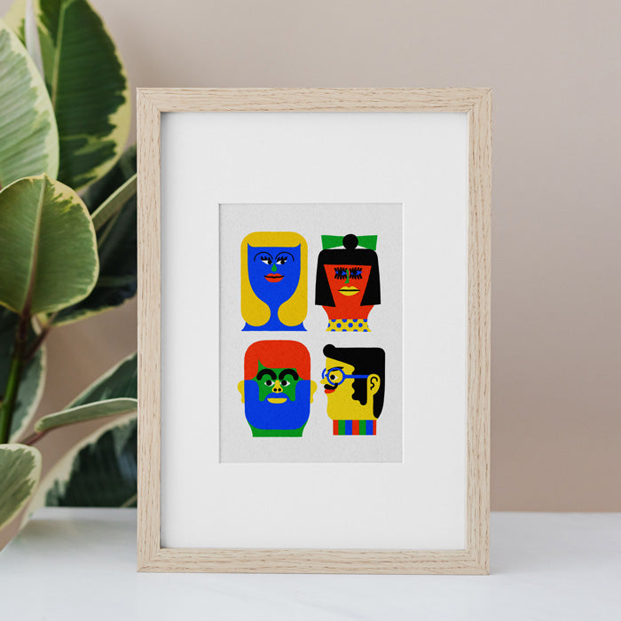 Characters Impression Giclée