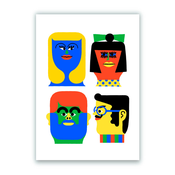 Characters Impression Giclée