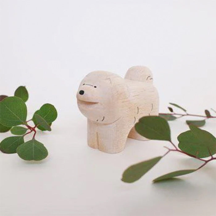 Animal de madera Pole Pole Chow Chow
