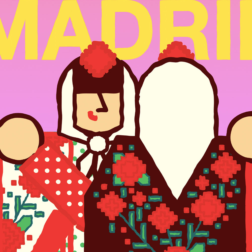 Chulapas Dos Mujeres Impresión Giclée