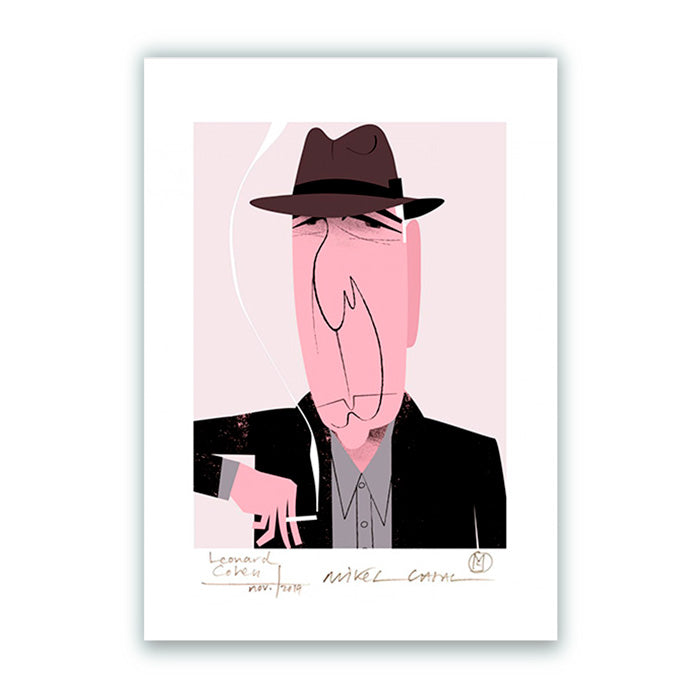 Leonard Cohen Giclée Print