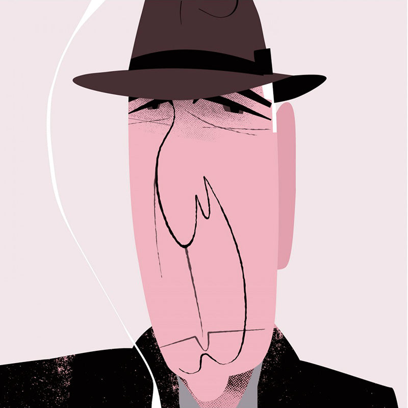 Leonard Cohen Giclée Print
