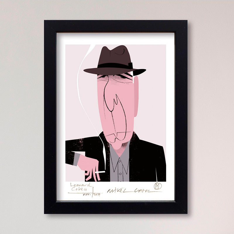 Leonard Cohen Giclée Print