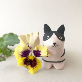 Pole Pole Wooden Animal Corgi